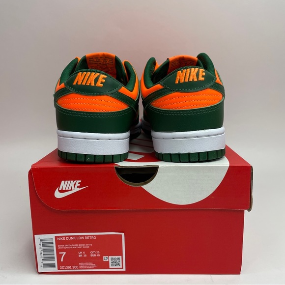 Nike Dunk Low Retro “Miami Hurricanes” 2023 - Picture 4 of 4